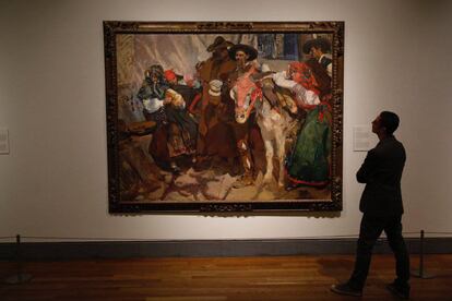 El cuadro 'aldeanos Leoneses', de Sorolla, de la 'Hispanic Society of America'.