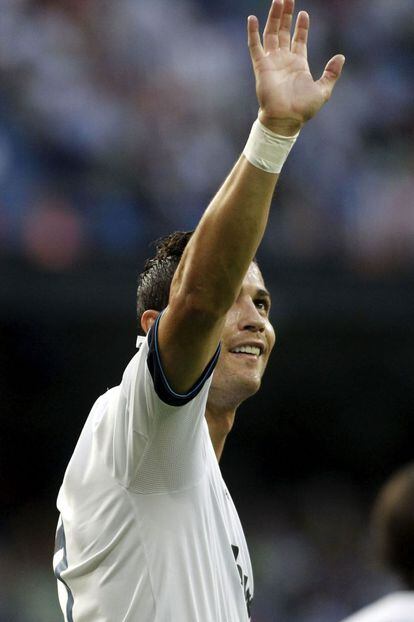 Ronaldo celebra uno de sus goles.