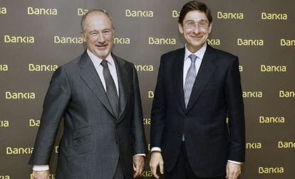 José Ignacio Goirigolzarri sustituye a Rodrigo Rato en Bankia.