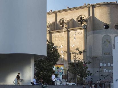 La capilla de la Misericòrdia, al lado del Macba.