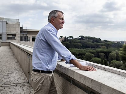 Dominique Burgeon, director de emergencias de la FAO, en la sede de la agencia en Roma (Italia).