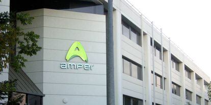 Logotipo de Amper.