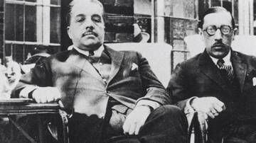 Diaghilev junto a Igor Stravinsky.