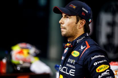 El piloto mexicano Checo Pérez durante el Gran Premio de Baréin.