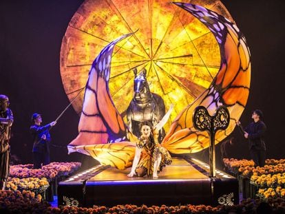 Un momento del espectáculo 'Luzia', de Cirque du Soleil.