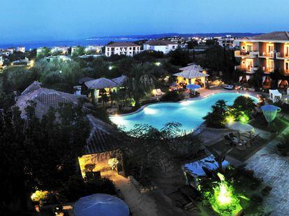 Hotel Achtis, en Afitos (Grecia)