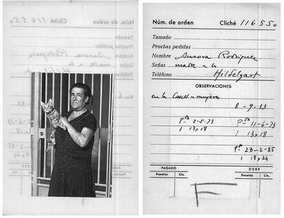 Retrato de Corina Rojas, protagonista del crimen de la Calle Lord Cochrane en 1916. Biblioteca Nacional de Chile.