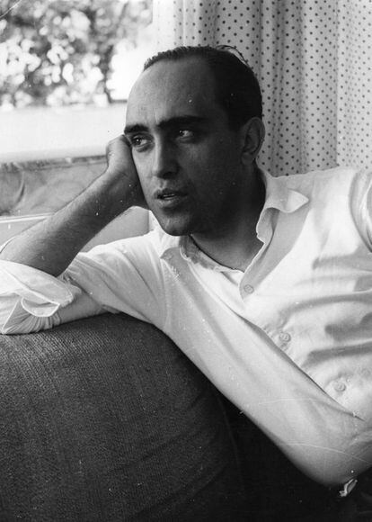 Oscar Niemeyer en el a&ntilde;o 1950. 