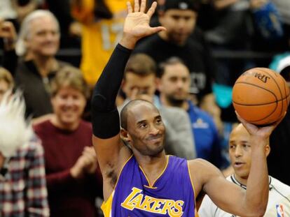 Kobe Bryant, tras superar la marca de Jordan.