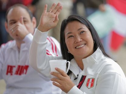 Keiko Fujimori, en un acto a finales del año pasado.