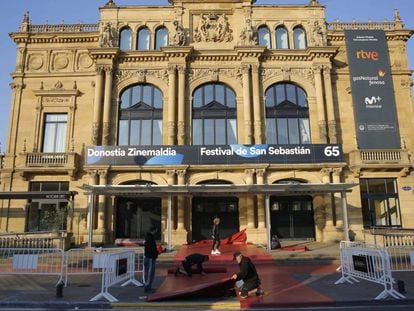 El teatro Victoria Eugenia acoge algunas proyecciones del festival de cine de San Sebastián.