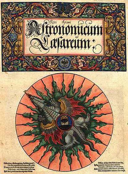 La obra 'Astronomicum caesarum', incluida en la Biblioteca Virtual de Patrimonio Bibliográfico