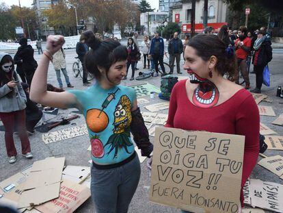 Manifestaci&oacute;n en Montevideo contra Monsanto
 