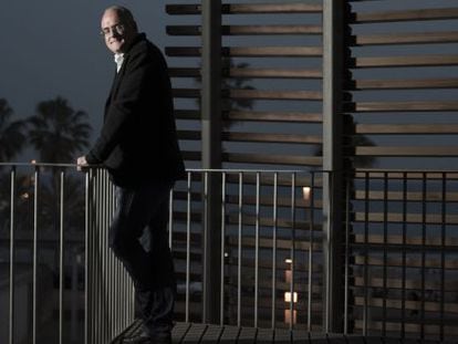 El doctor Joachim Schuz, en Barcelona, durante la entrevista.