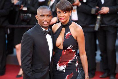 Samuel y Georgette Eto’o, en el Festival de Cannes de 2011.