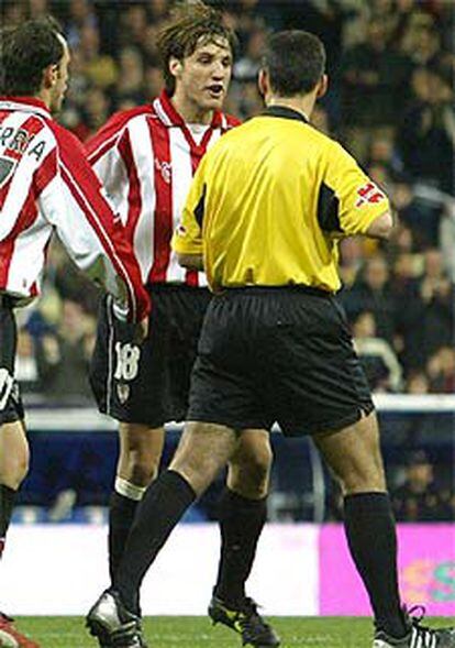 Gurpegui, el sábado, en el partido Real Madrid-Athletic.