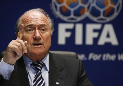 El presidente de la FIFA, Joseph Blatter.