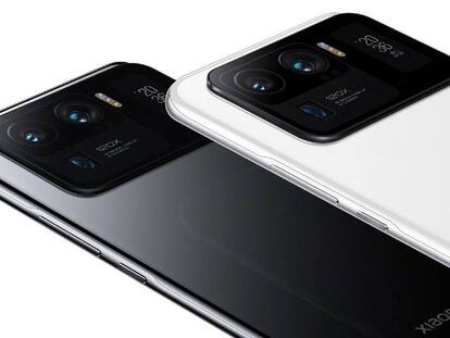 Nuevo Xiaomi Mi 11 Ultra en blanco y negro.