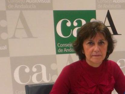 Emelina Fern&aacute;ndez, presidenta del Consejo Audiovisual de Andaluc&iacute;a.