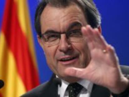 El presidente de la Generalitat de Catalu&ntilde;a, Artur Mas