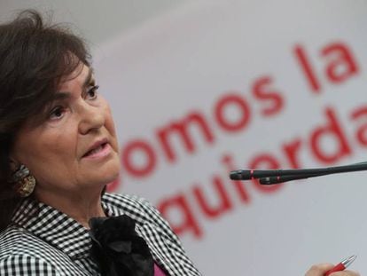 La 'número cuatro' del PSOE, Carmen Calvo.