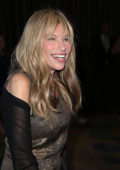 La cantante Carly Simon en una fiesta en Beverly Hills, California.