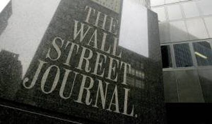 Vista de la fachada de las oficinas de The Wall Street Journal. EFE/Archivo