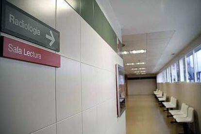 Hospital de especialidades de los Ángeles en Getafe (Madrid), ayer.