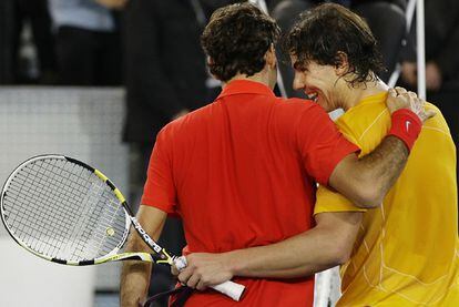 Nadal y Federer, en la Caja Mágica