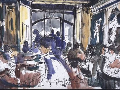 Pintura del Cafè de l'Òpera.