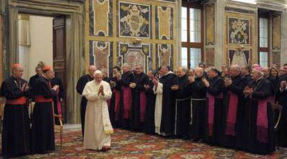 Benedicto XVI, el sábado pasado, en el Vaticano.