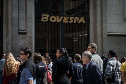 Sede de la Bolsa brasileña en São Paulo.
