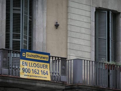 Imagen de un piso en alquiler en Barcelona.