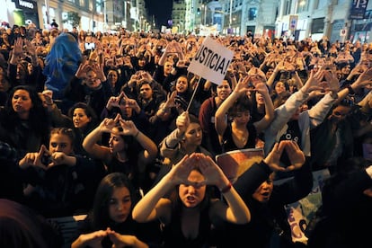 Manifestacion del Dia Internacional de la Mujer.