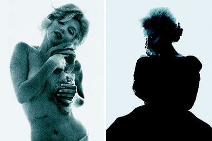 Marilyn Monroe, en diferentes momentos de su última sesión de fotografías tomadas por Bert Stern