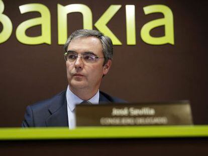 El consejero delegado de Bankia, Jos&eacute; Sevilla. EFE/Archivo