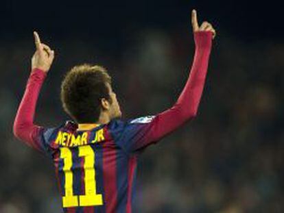 El delantero brasile&ntilde;o del FC Barcelona Neymar Jr