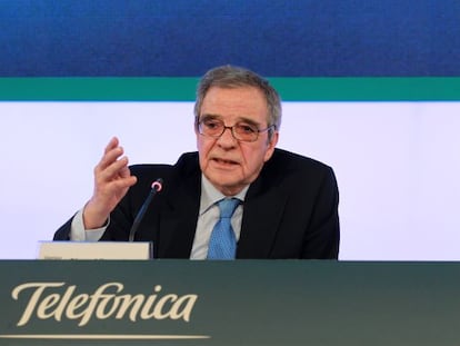 C&eacute;sar Alierta, presidente ejecutivo de Telef&oacute;nica.