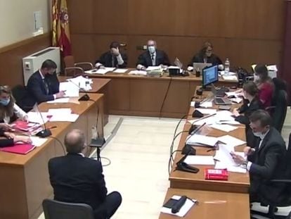 El exconsejero Felip Puig, en su declaración en el juicio contra el Cesicat.