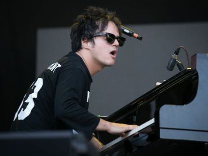 Jamie Cullum, en su actuación en el Festival Cruïlla de Barcelona.