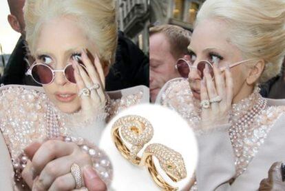 Lady Gaga luce uno de los diseños de la joyería española OhmyGod.