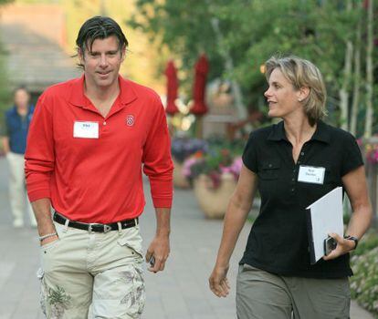Michael Dovey y Susan Decker,  en julio de 2007. 