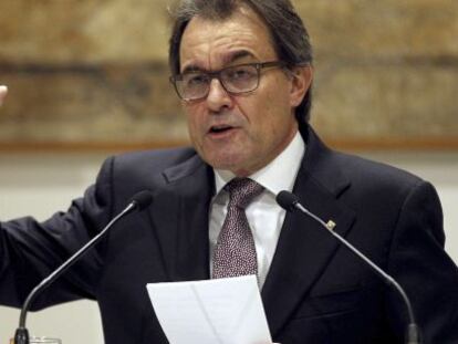 Artur Mas, presidente de la Generalitat de Catalu&ntilde;a.