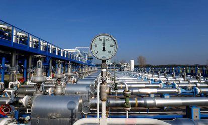 Planta de suministro de gas en Hungría / REUTERS