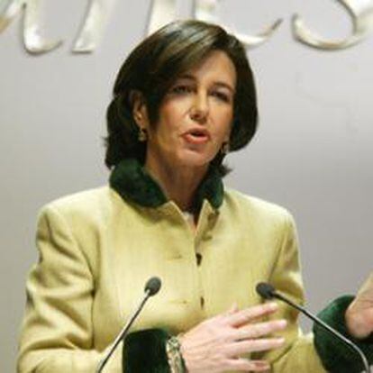 Ana Patricia Botín considera que el impuesto a la banca perjudicará a los bancos "prudentes"