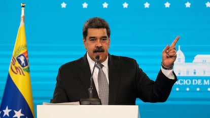 Maduro, en el Palacio de Miraflores el pasado miércoles.