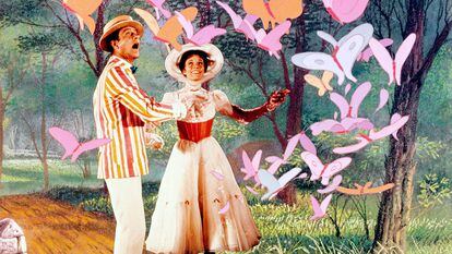 Julie Andrews y Dick Van Dike en 'Mary Poppins' (1964).