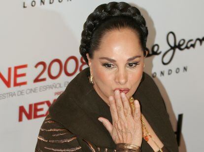 La actriz Susana Dosamantes, durante una muestra de cine en Ciudad de México, en noviembre de 2008.