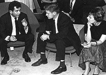 Norman Mailer, John Silber y Barbara Probst Solomon, en 1961.