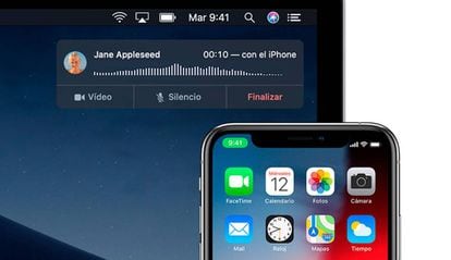 Llamadas de iPhone en iPad y Mac